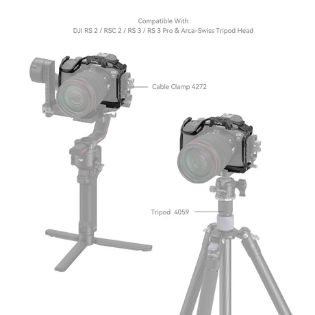 SmallRig “Black Mamba” Cage for Canon EOS R6 Mark II / R6 Mark III 4161