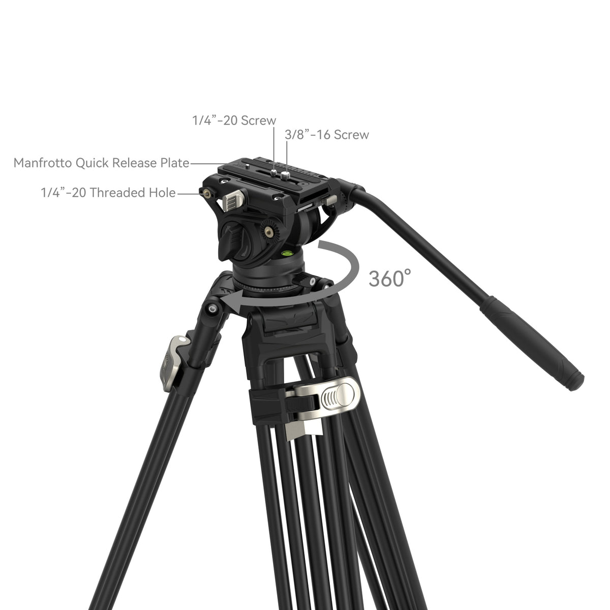 SmallRig FreeBlazer Heavy-Duty Aluminum Alloy Tripod Kit AD-80