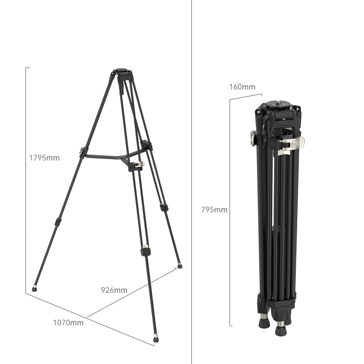 SmallRig FreeBlazer Heavy-Duty Aluminum Alloy Tripod AD-80