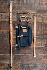 Leather Explorer Lens Quiver | Leather Messenger Bag
