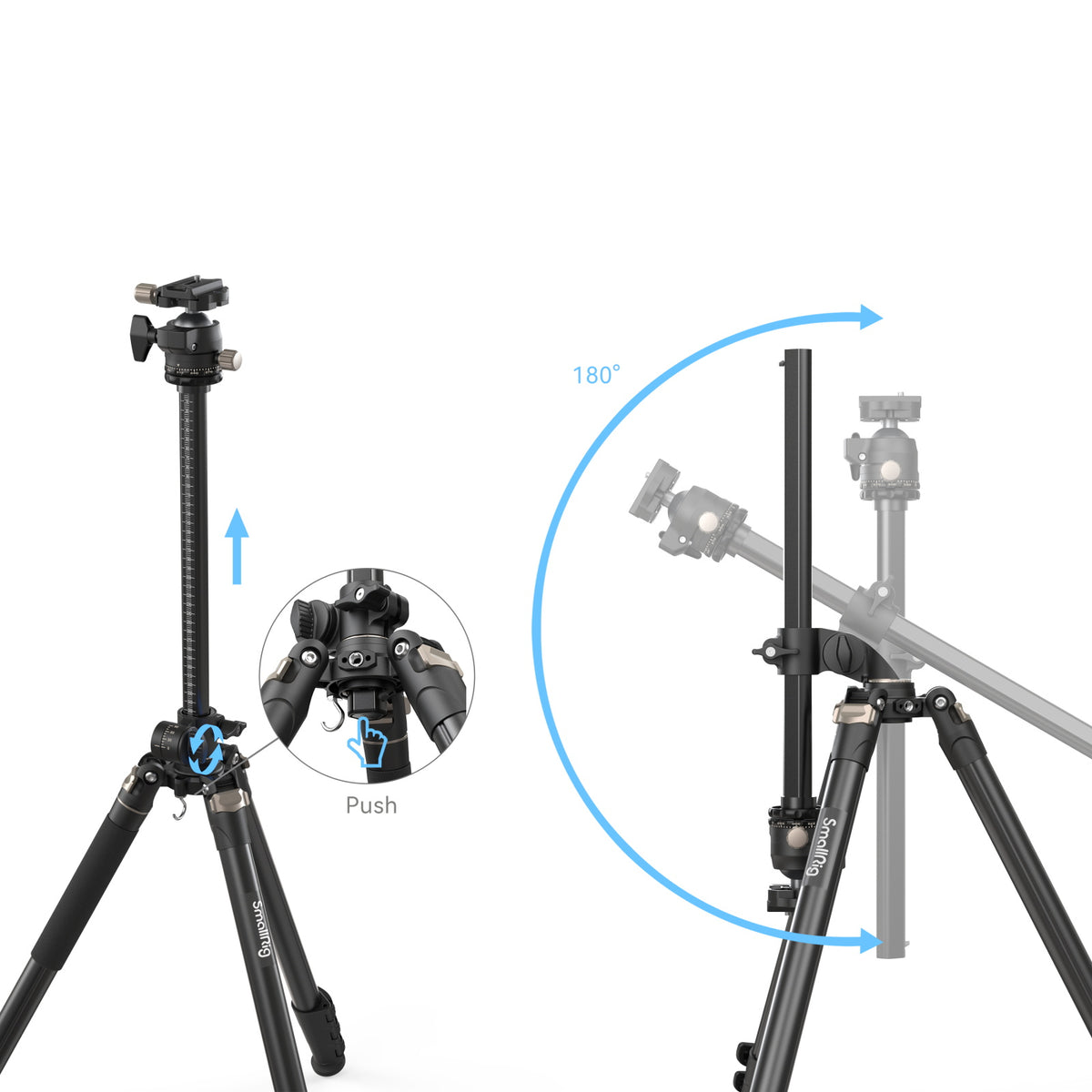 SmallRig Lateral Center Column Tripod CT200