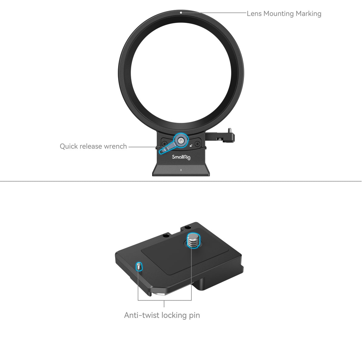 SmallRig Rotatable Horizontal-to-Vertical Mount Plate Kit for Canon EOS R Series 4300