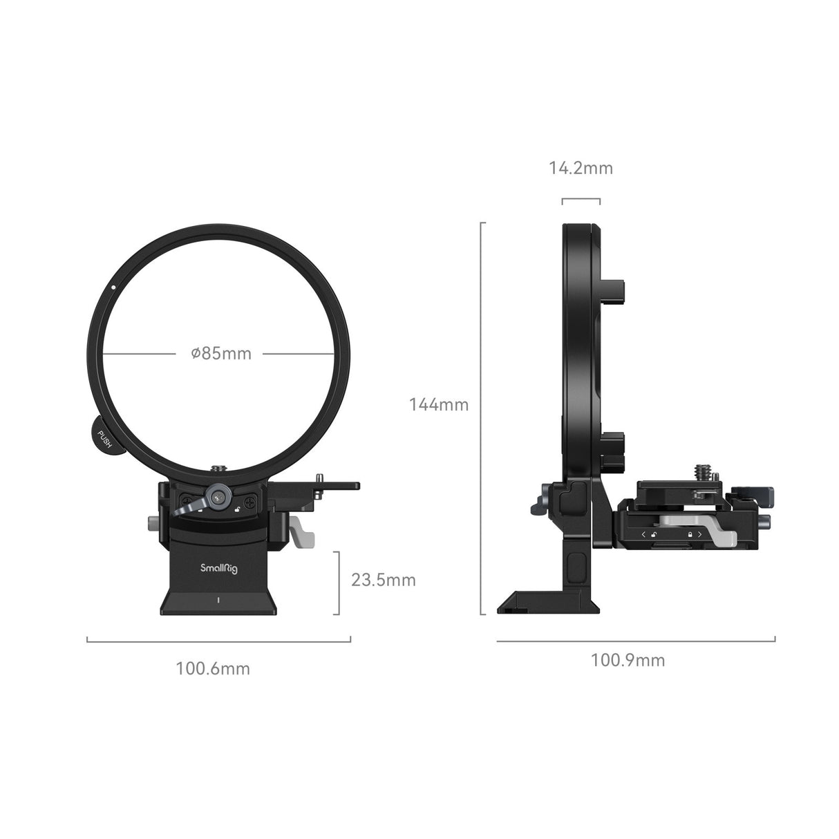 SmallRig Rotatable Horizontal-to-Vertical Mount Plate Kit for FUJIFILM GFX Series 4305