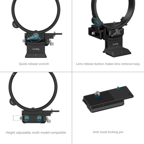SmallRig Rotatable Horizontal-to-Vertical Mount Plate Kit for FUJIFILM GFX Series 4305