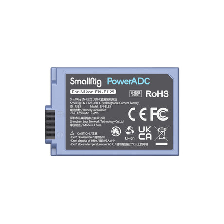 SmallRig EN-EL25 USB-C Rechargeable Camera Battery