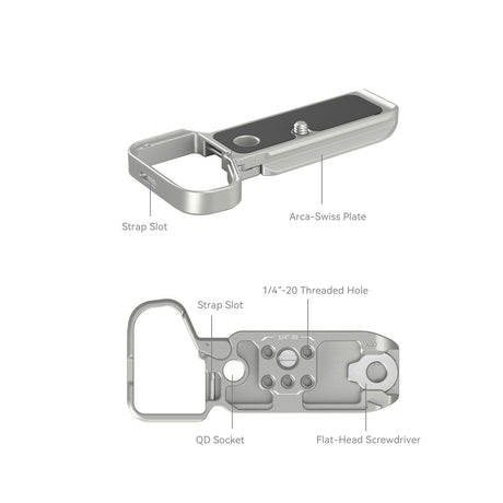 SmallRig Bottom Mount Plate for Sony Alpha 7C II & Alpha 7CR (Silver)