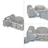 SmallRig Bottom Mount Plate for Sony Alpha 7C II & Alpha 7CR (Silver)