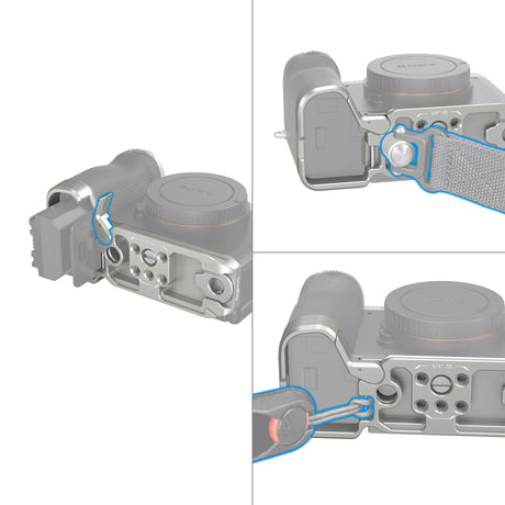 SmallRig Bottom Mount Plate for Sony Alpha 7C II & Alpha 7CR (Silver)