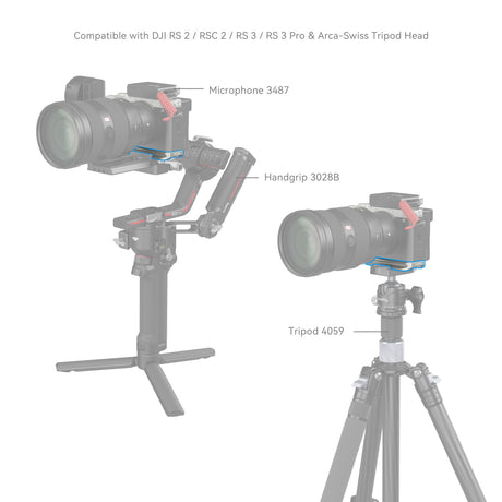 SmallRig Bottom Mount Plate for Sony Alpha 7C II & Alpha 7CR (Silver)