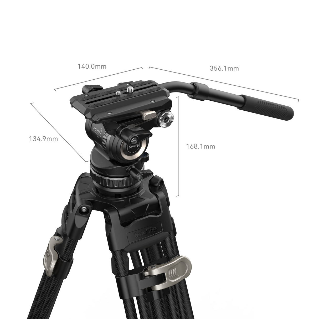 SmallRig Professional Fluid Head Tripod Kit AD-Pro8 4465
