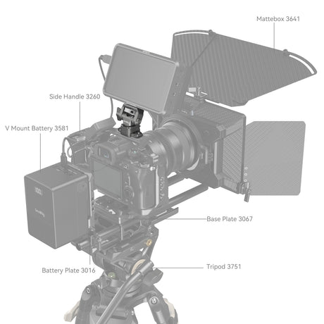 SmallRig HawkLock H21 Quick Release Monitor Support with NATO Clamp