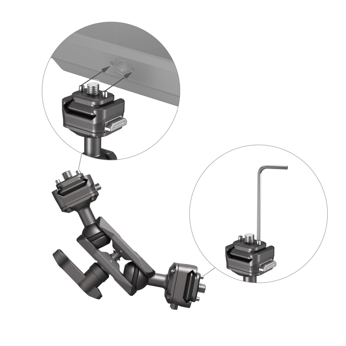 SmallRig HawkLock H21 Quick Release Magic Arm with Ball Head