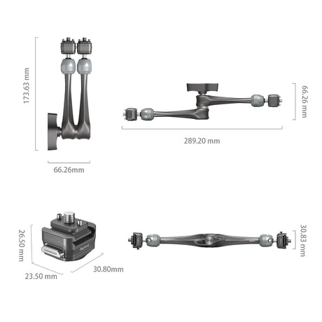 SmallRig HawkLock H21 Quick Release Rosette Magic Arm (11")