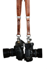 Skinny Money Maker | Thin Leather Camera Harness