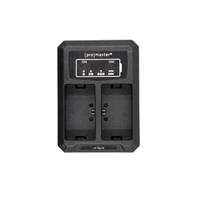 ProMaster Dually Charger - USB-A for Canon LP-E6(N/NH/P) - Image 1