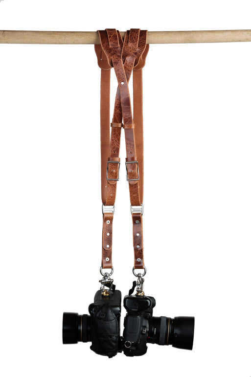 Skinny Money Maker | Thin Leather Camera Harness