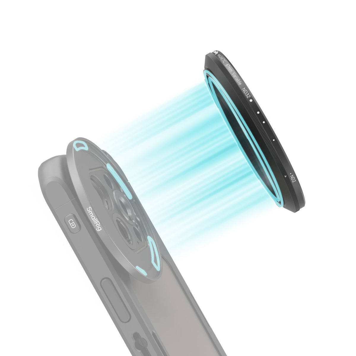 SmallRig Attachable VND Filter ND2-ND32 (1-5 Stop) 67mm