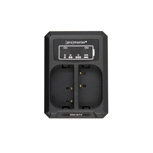 ProMaster Dually Charger - USB-A for Panasonic DMW-BLF19 & DMW-BLK22 - Image 1