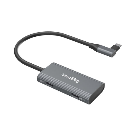 SmallRig 4-in-1 USB-C Hub PD 100W / USB-C 3.1 / USB-C 2.0 with Audio Adapter x 2