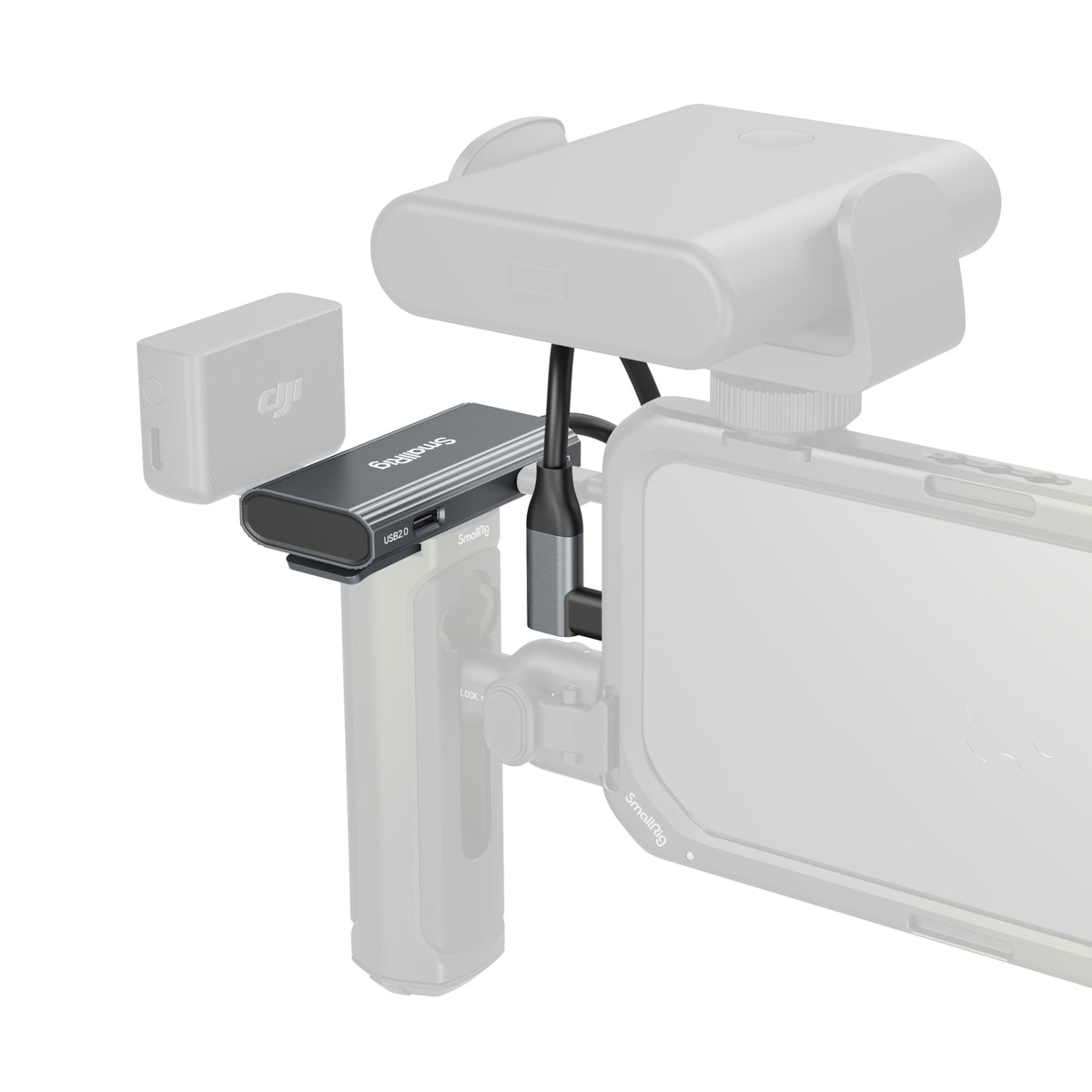 SmallRig 4-in-1 USB-C Hub PD 100W / USB-C 3.1 / USB-C 2.0 with Audio Adapter x 2