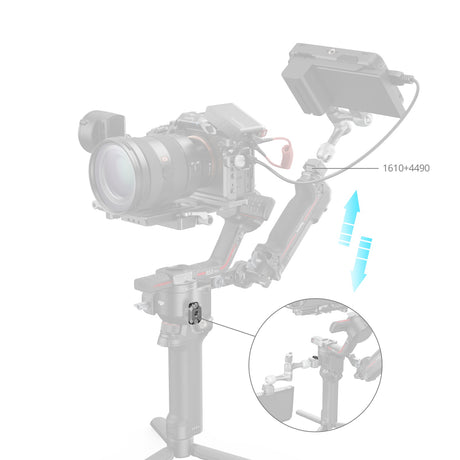 SmallRig "HawkLock" H21 Quick Release Mini NATO Rail for DJI Stabilizers
