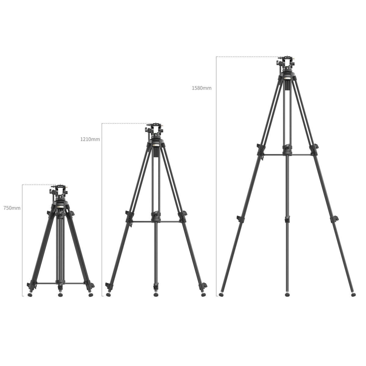 SmallRig Lightweight Video Tripod Kit AD-50 Lite