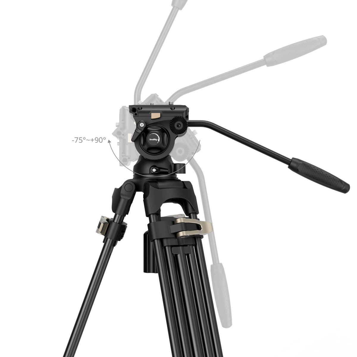 SmallRig Heavy-Duty Fluid Head Tripod Kit AD-01S