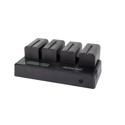 Battery & Charger Kit Quad for Sony NP-F770