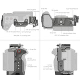 SmallRig "HawkLock" Quick Release Cage Kit for Sony FX3 & FX30