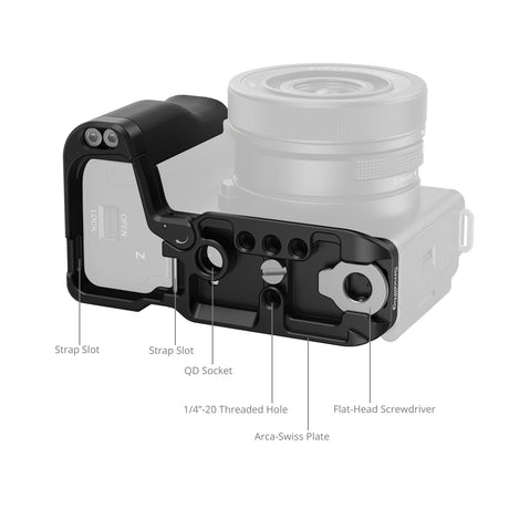 SmallRig L-Shape Mount Plate with Handle for Sony ZV-E10 II 4778