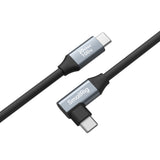 SmallRig USB-C (Straight) to USB-C (Angled) Data Cable (60cm / 23.6in)