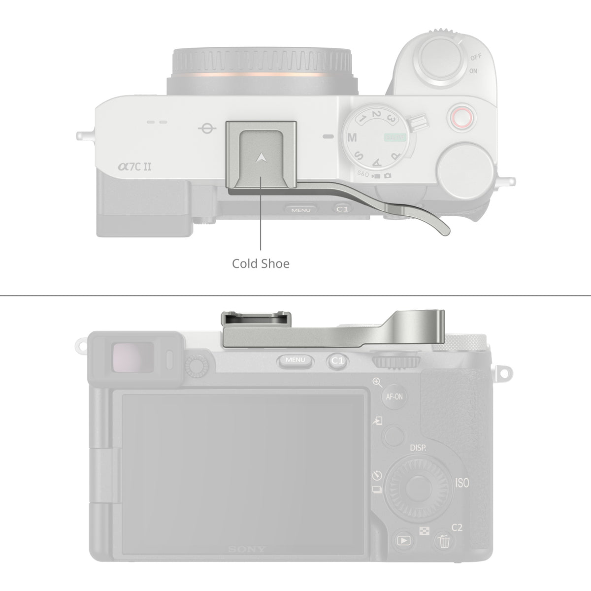 SmallRig Thumb Grip for Sony Alpha 7C II & Alpha 7CR & Alpha 7C (Silver)