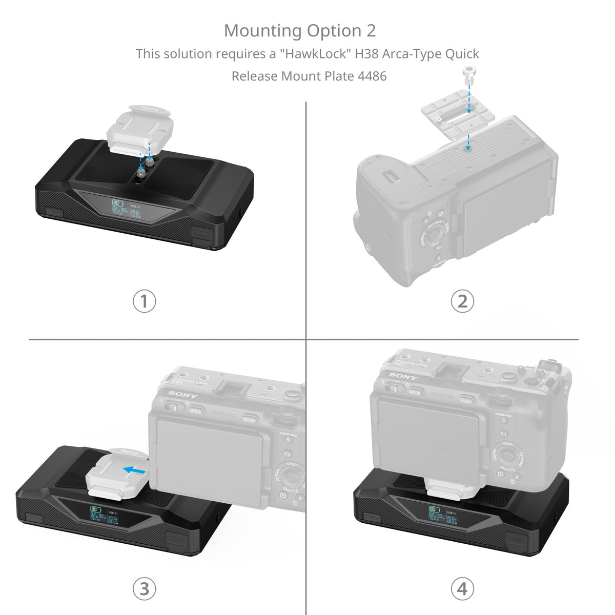 SmallRig CB75 Camera Base Battery