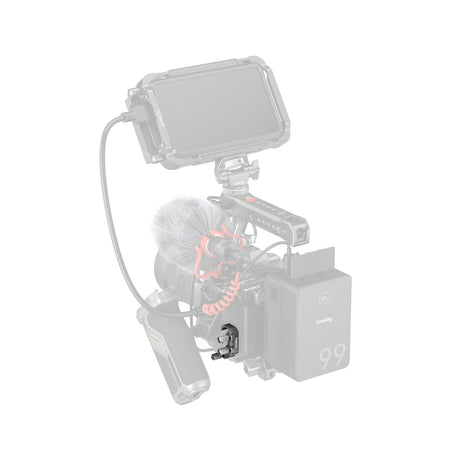 SmallRig USB-C&MULTI Cable Clamp for Sony FX3 & FX30 HawkLock Quick Release Cages