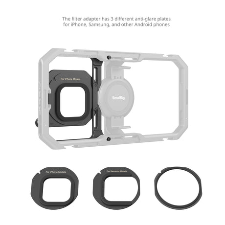SmallRig Magnetic Filter Adapter for Universal Mobile Video Cage 67mm (For