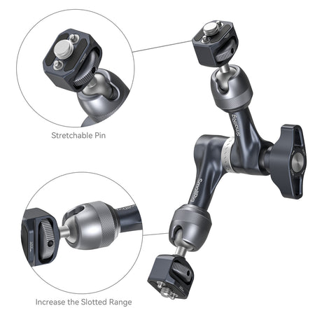 SmallRig Rosette Magic Arm (7") with 3/8”-16 ARRI Locating Screw