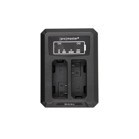 ProMaster Dually Charger - USB-A for Nikon EN-EL14  - Image 1