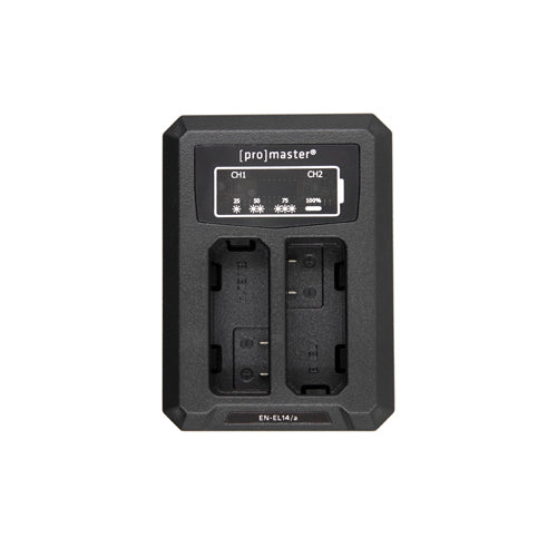 ProMaster Dually Charger - USB-A for Nikon EN-EL14  - Image 1