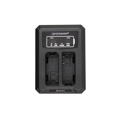 ProMaster Dually Charger - USB-A for Nikon EN-EL14  - Image 1
