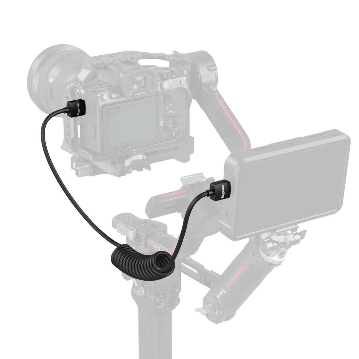 SmallRig Coiled HDMI Data Cable (A to A)
