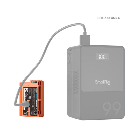 SmallRig EN-EL15c USB-C Rechargeable Camera Battery (Orange)