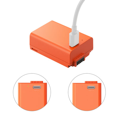 SmallRig EN-EL25 USB-C Rechargeable Camera Battery (Orange)