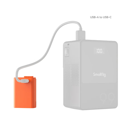 SmallRig EN-EL25 USB-C Rechargeable Camera Battery (Orange)