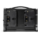 Indipro 4x Micro-Series 98Wh Gold Mount Li-Ion Batteries and Quad Pro Gold Mount Battery Charger Kit