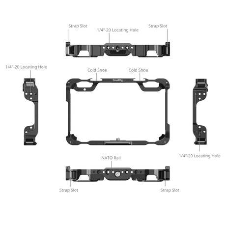 SmallRig Monitor Cage Kit for Atomos Shinobi II / GO 5030