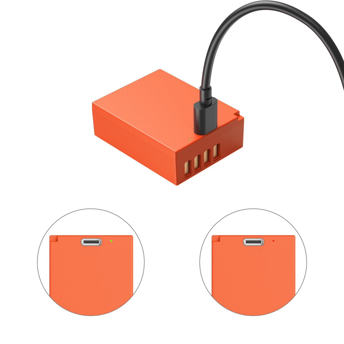 SmallRig NP-W126S USB-C Rechargeable Camera Battery (Orange)