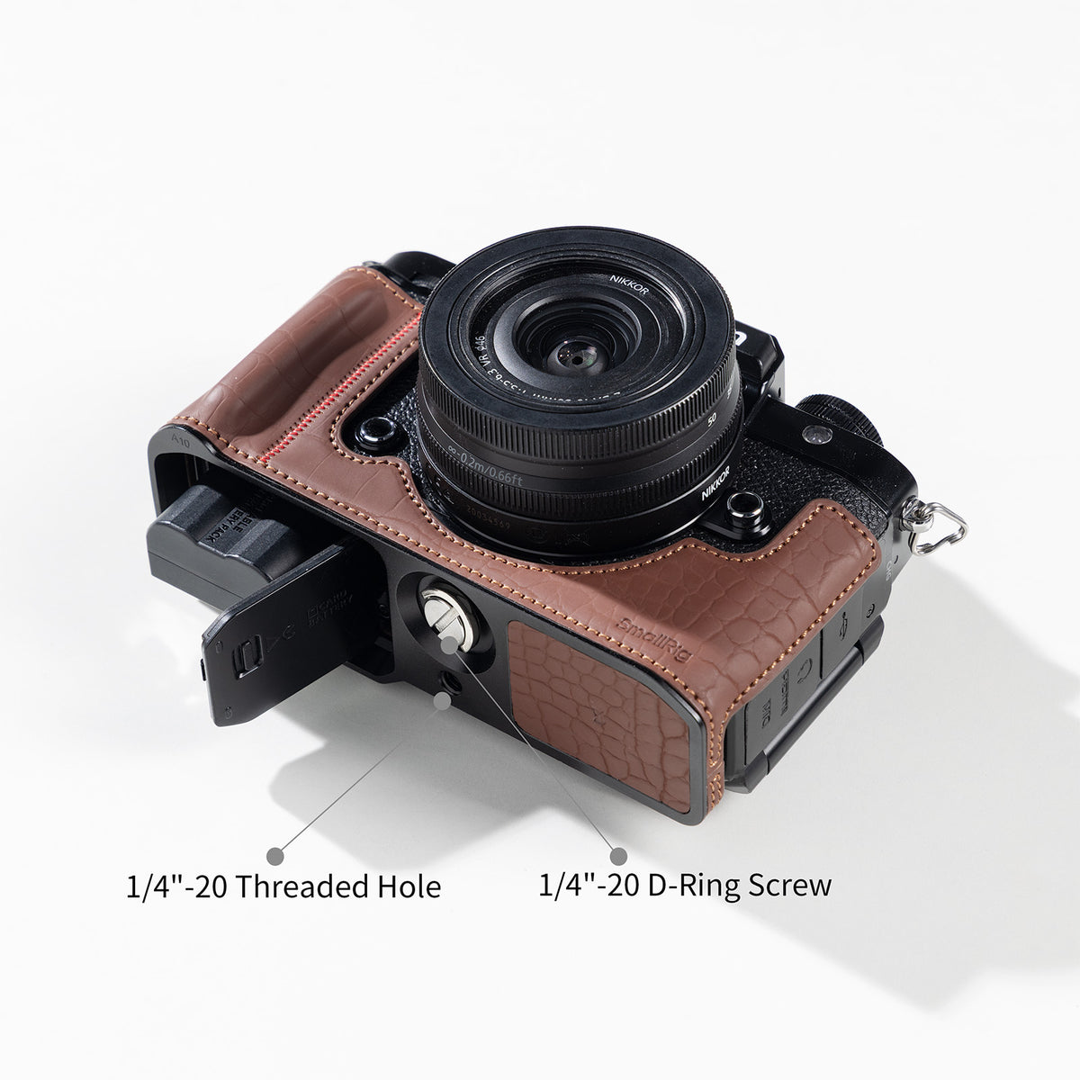 SmallRig Leather Case Kit for Nikon Z f (Brown)