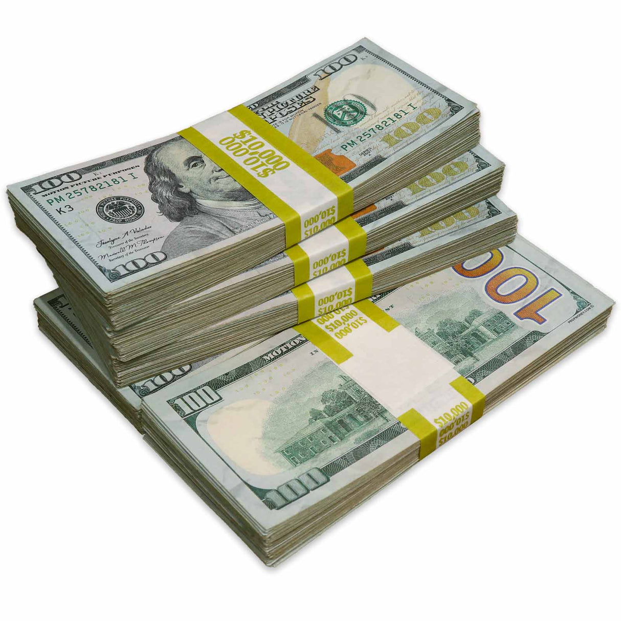 $50,000 RealAged Full Print New Series Stacks