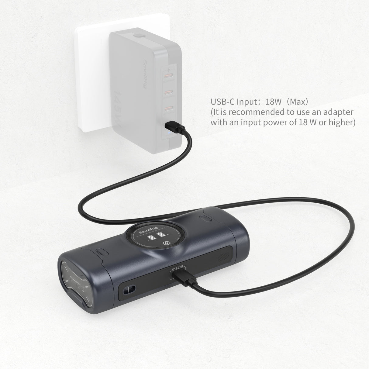 SmallRig Portable Charger Case for LP-E6P Camera Batteries