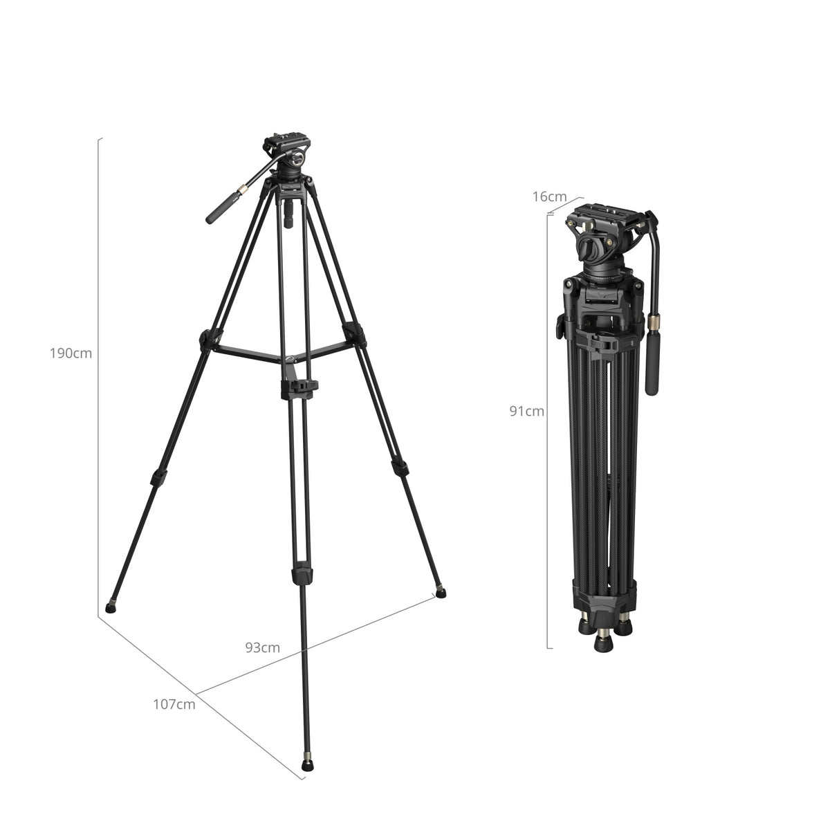 SmallRig Heavy-Duty Tripod Kit AD-80S